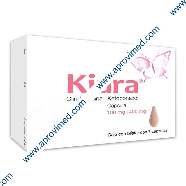 KIARA c/7 CAPS. Vaginales 100/400 MG.
