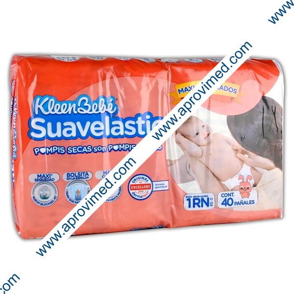 KLEENBEBÉ SUAVELASTIC RN (Etapa 1 / 2.5-5.5 Kg.) c/40 Pzs.