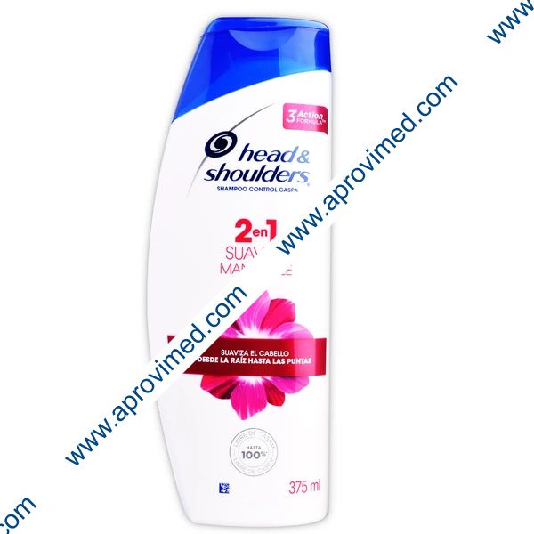 HEAD&SHOULDERS 2en1 Suave y Manejable SHAMPOO Fco. 375 ML.