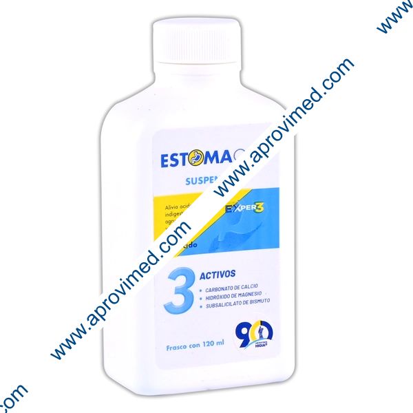 ESTOMAQUIL EXper3 SUSP. Fco. 120 ML. 2.67-1.67-1.00 G/100 ML.
