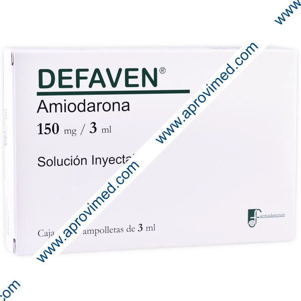 DEFAVEN Sol. Iny. c/6 AMPTAS. 150 MG/3 ML.