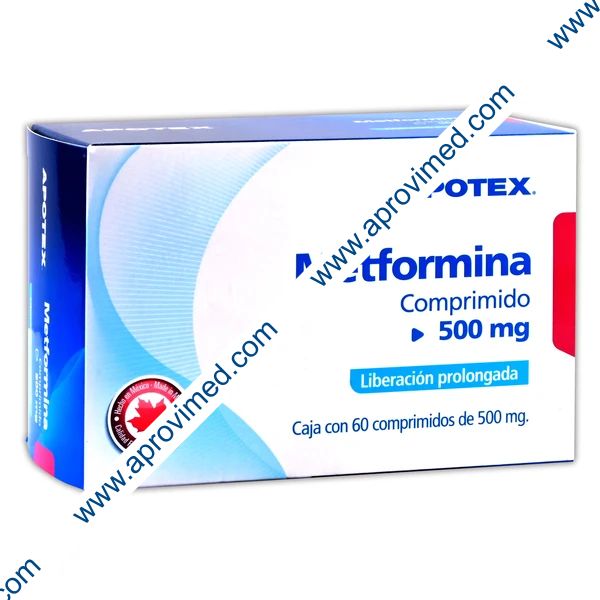 METFORMINA (Apotex) c/60 COMPS. L.P. 500 MG.