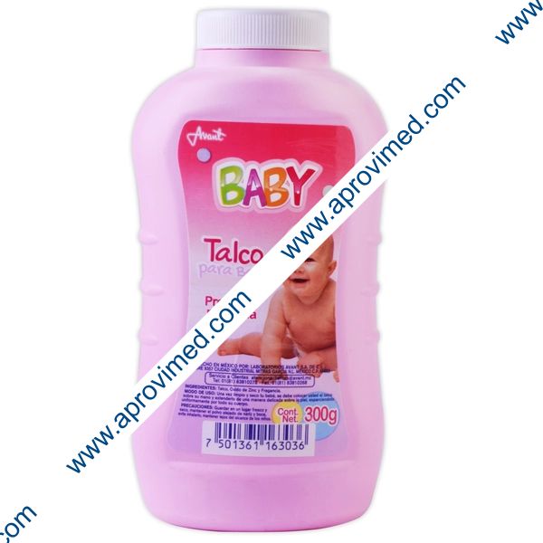 TALCO PARA BEBE "Baby" ROSA Fco. 300 G.