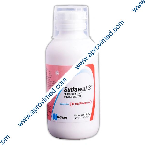 SULFAWAL-S SUSP. Fco. 120 ML. 40-200 MG/5 ML.