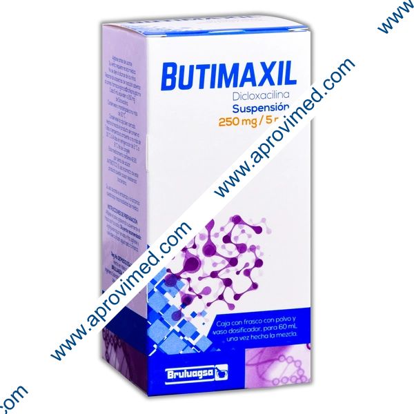 BUTIMAXIL SUSP. Fco. 60 ML. 250 MG/5 ML.