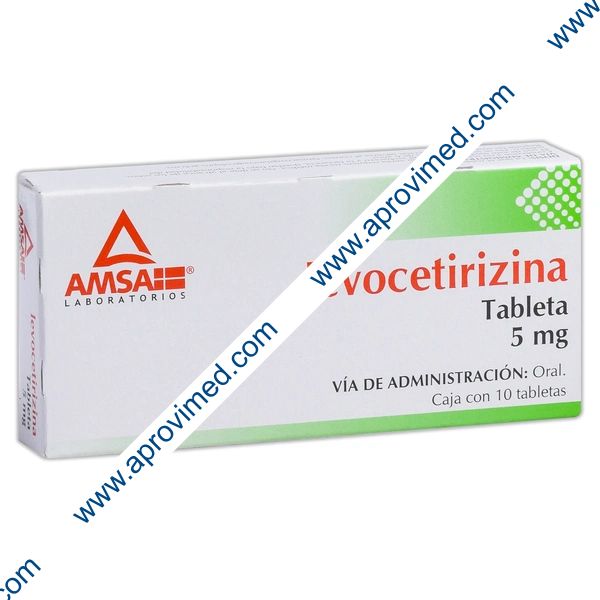 LEVOCETIRIZINA (Amsa) c/10 TABS. 5 MG.