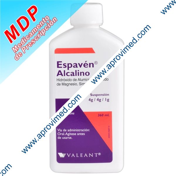 ESPAVÉN Alcalino SUSP. Fco. 360 ML. 4-4-1 G/100 ML.