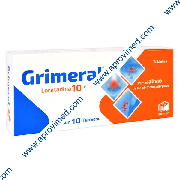 GRIMERAL c/10 TABS. 10 MG.
