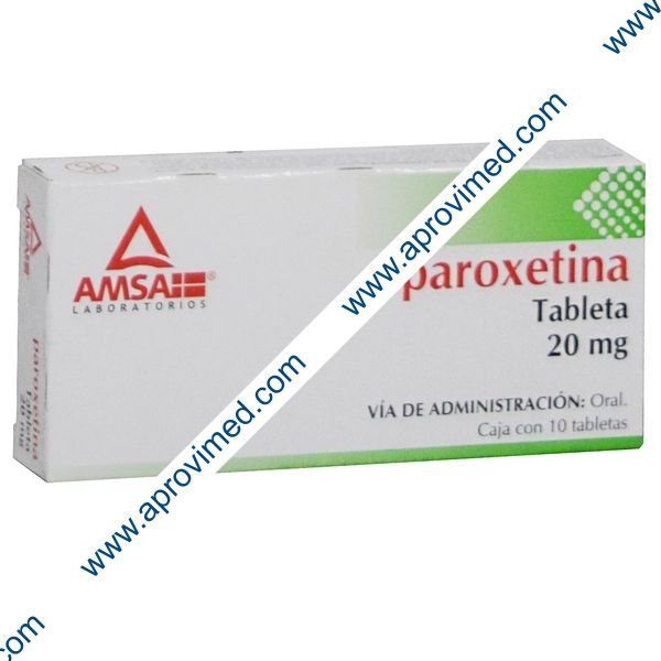 PAROXETINA (Amsa) c/10 TABS. 20 MG.