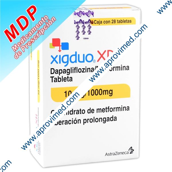 XIGDUO-XR c/28 TABS. L.P. 10/1000 MG.