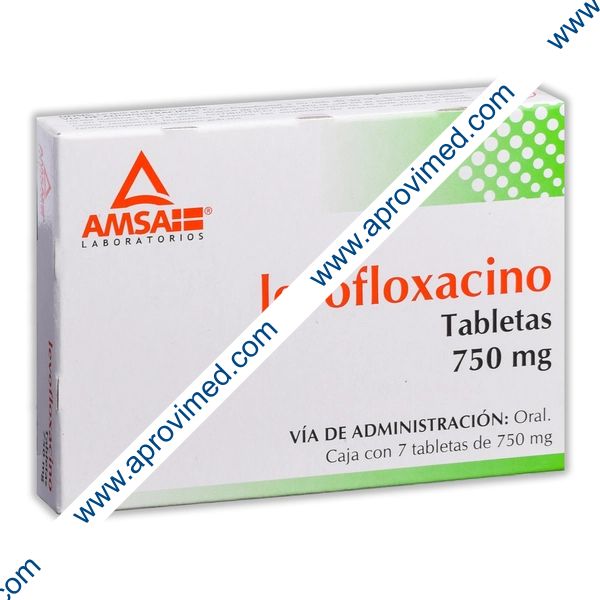 LEVOFLOXACINO (Amsa) c/7 TABS. 750 MG.