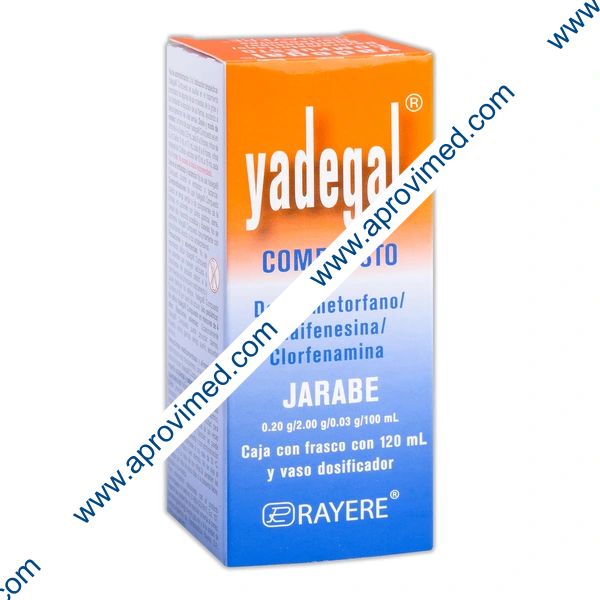 YADEGAL Compuesto JARABE Fco. 120 ML. 0.20-2.0-0.03 G/100 ML.