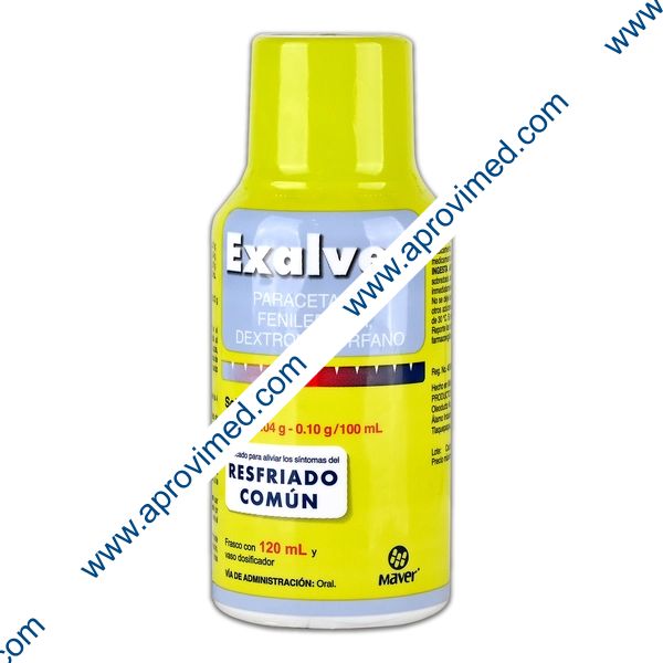EXALVER (PFD) JBE. Fco. 120 ML. 2.13-0.04-0.10 G/100 ML.