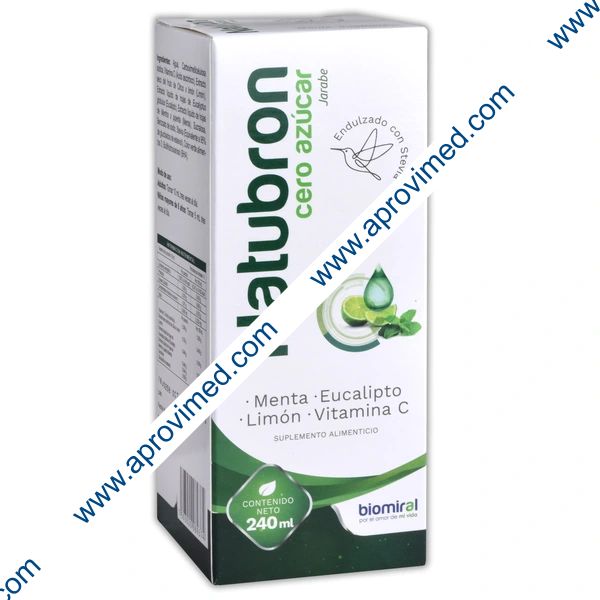 NATUBRON Cero Azúcar JARABE Fco. 240 ML.