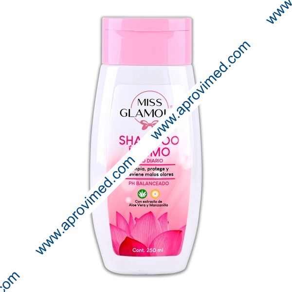 SHAMPOO ÍNTIMO Uso Diario (Miss Glamour) Fco. 250 ML.