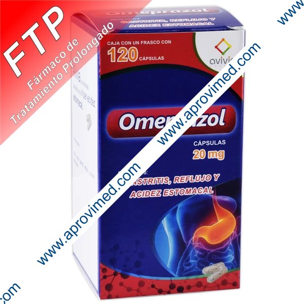 OMEPRAZOL (Avivia) c/120 CAPS. 20 MG.