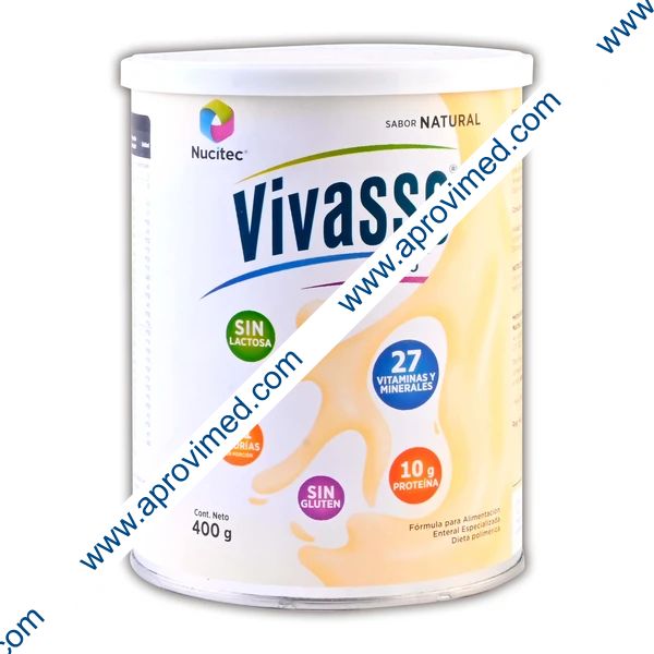 VIVASSE POLVO Sabor Natural LATA c/400 G.