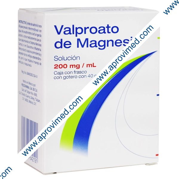 VALPROATO de MAGNESIO (Psicofarma) SOL. Gotas Fco. 40 ML. 200 MG/1 ML.