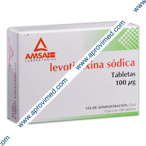 LEVOTIROXINA SÓDICA (Amsa) c/100 TABS. 100 MCG.