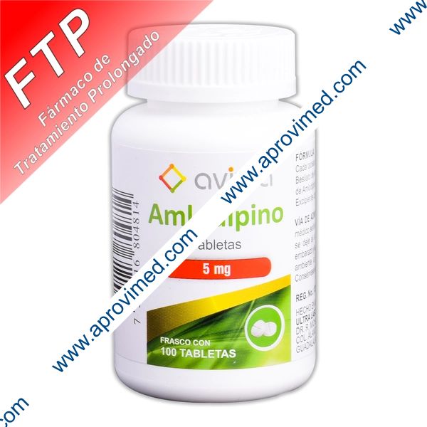 AMLODIPINO (Avivia) c/100 TABS. 5 MG.