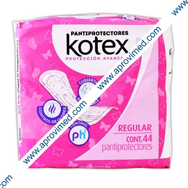 KOTEX PANTIPROTECTORES REGULAR Bolsa c/44 Pzs.
