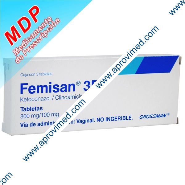 FEMISAN 3D c/3 TABS. VAGINALES 800/100 MG.