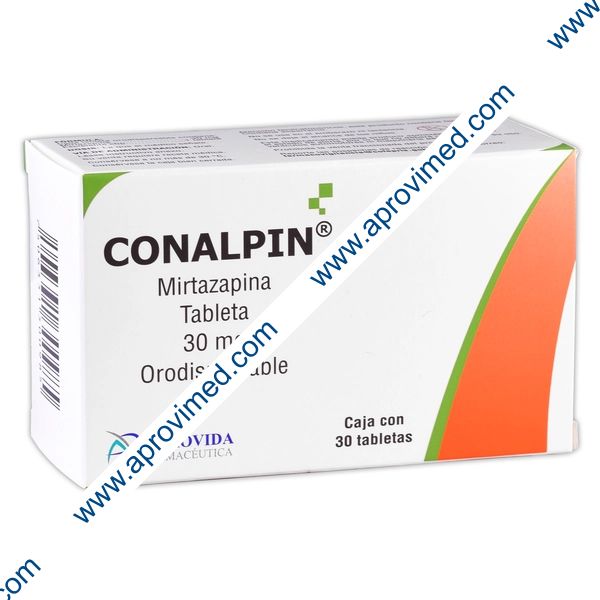 CONALPIN c/30 TABS. Orodispersables 30 MG.