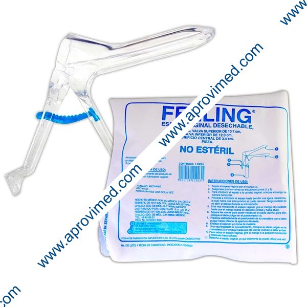 FEELING Espejo Vaginal Desechable No Estéril MEDIANO c/1 Pza.