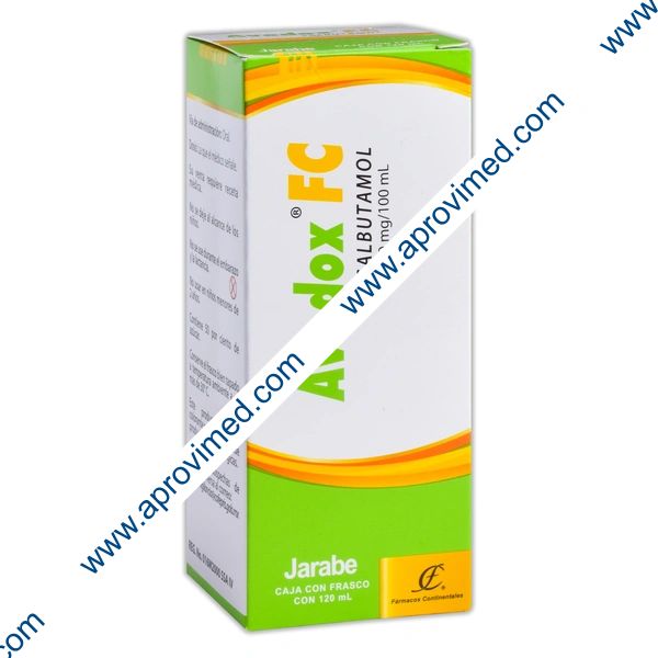 AVEDOX FC JBE. Fco. 120 ML. 40 MG/100 ML.