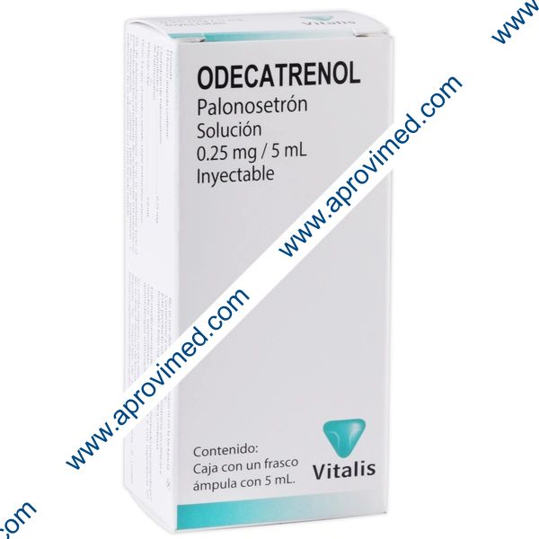 ODECATRENOL Sol. Iny. c/1 FCO. AMP. 0.25 MG/5 ML.