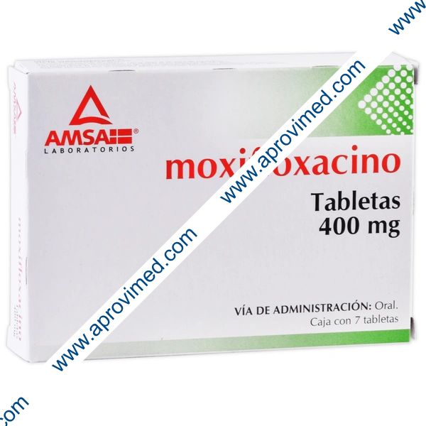 MOXIFLOXACINO (Amsa) c/7 TABS. 400 MG.