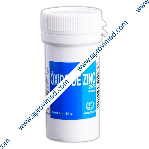 OXIDO DE ZINC (Andromaco) PASTA 25% Tarro c/30 G.
