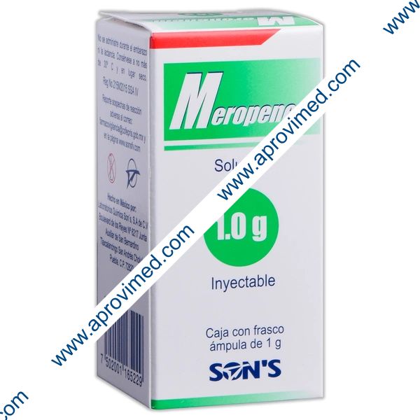 MEROPENEM (Son´s) Sol. Iny. c/1 FCO. AMP. 1.0 G.