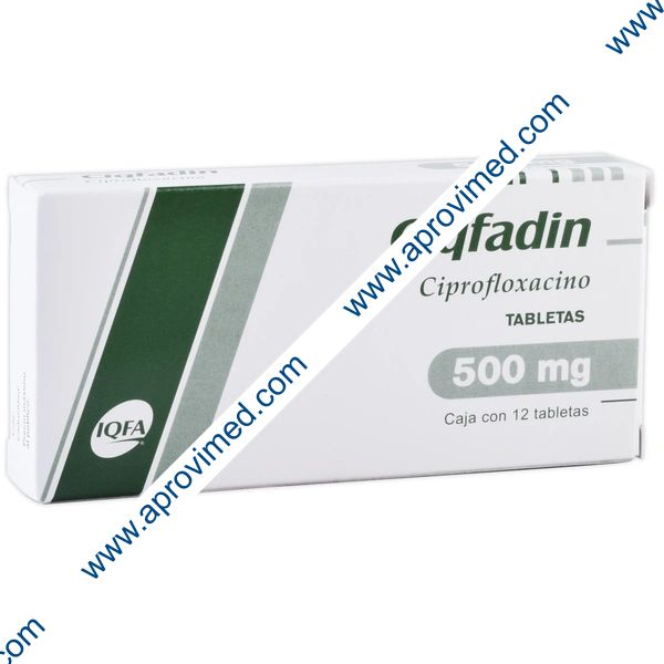 CIQFADIN c/12 TABS. 500 MG.