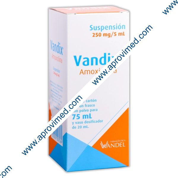 VANDIX SUSP. Fco. 75 ML. 250 MG/5 ML.