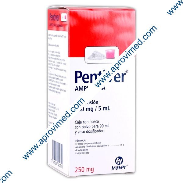 PENTIVER SUSP. Fco. 90 ML. 250 MG/5 ML.