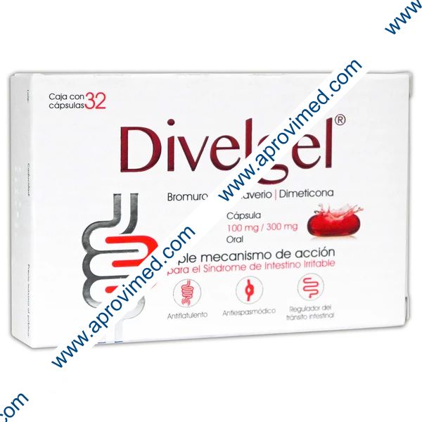 DIVELGEL c/32 CAPS. 100/300 MG.