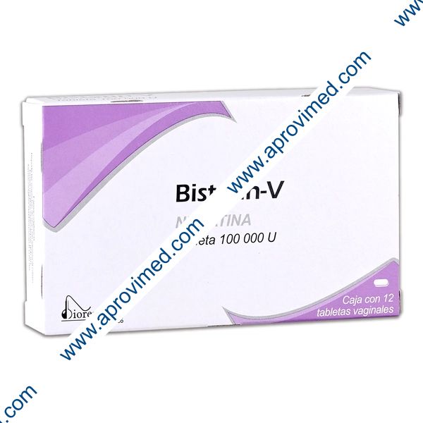 BISTATIN-V c/12 TABS.Vaginales 100,000 U.I.
