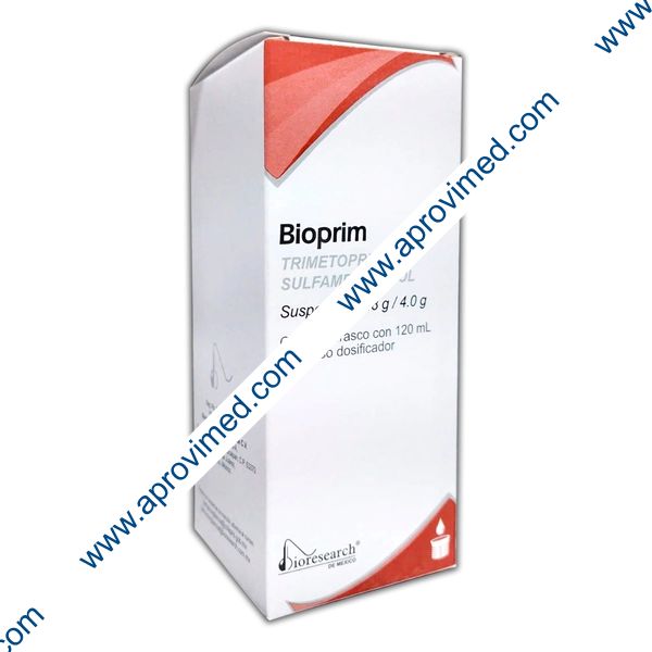 BIOPRIM SUSP. Fco. 120 ML. 0.8-4.0 G/100 ML.
