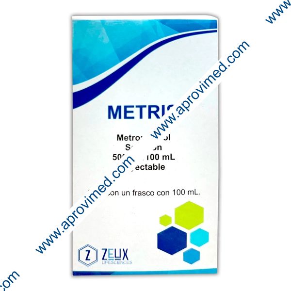 METRIS Sol. Iny. c/1 Fco. 100 ML. 500 MG/100 ML.