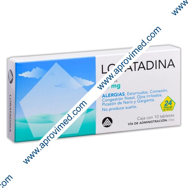 LORATADINA (Medigen) c/10 TABS. 10 MG.