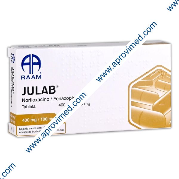 JULAB c/16 TABS. 400/100 MG.