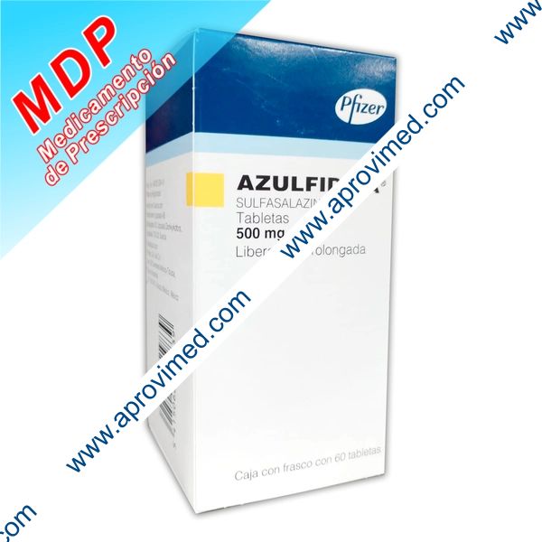 AZULFIDINA c/60 TABS. L.P. 500 MG.