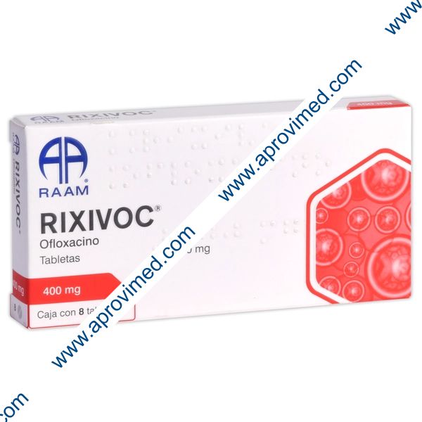RIXIVOC c/8 TABS. 400 MG.
