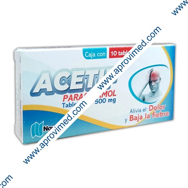 ACETIF c/10 TABS. 500 MG.