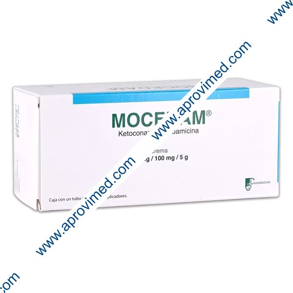 MOCEDAM Crema Vaginal TUBO c/30 G. 400-100 MG/5 G. y 6 Aplics.