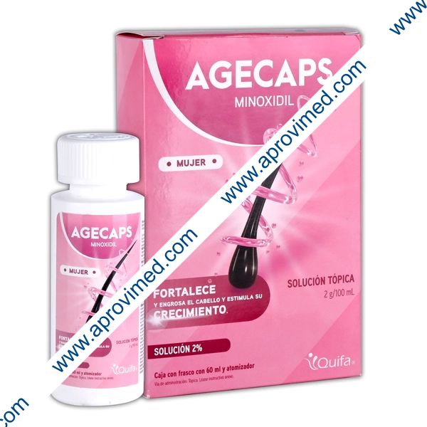 AGECAPS MUJER SOL. TÓPICA Fco. Atomizador 60 ML. 2 G/100 ML.