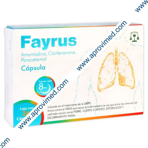 FAYRUS c/24 CAPS. 50/3/300 MG.