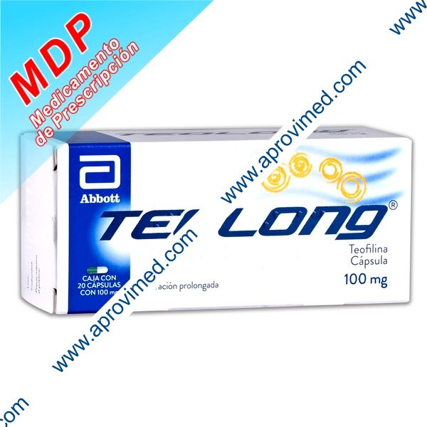 TEOLONG c/20 CAPS. L.P. 100 MG.