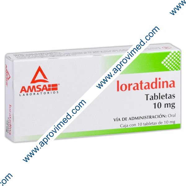LORATADINA (Amsa) c/10 TABS. 10 MG.